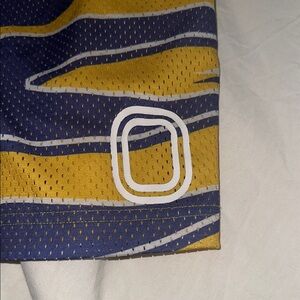 Striped Yellow and Blue Garment